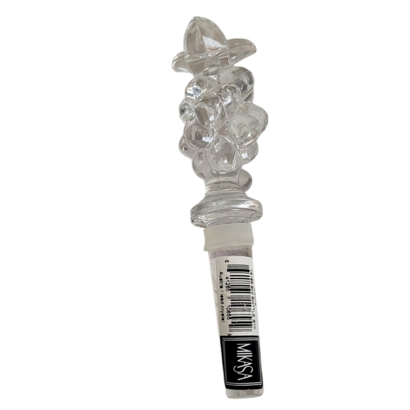 Mikasa Fruit Collection “Grapes” Glass Bottle Stopper - Picture 1 of 4